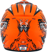 Casco AFX FX-17Y - Mariposa - Naranja mate - Pequeño 0111-1381