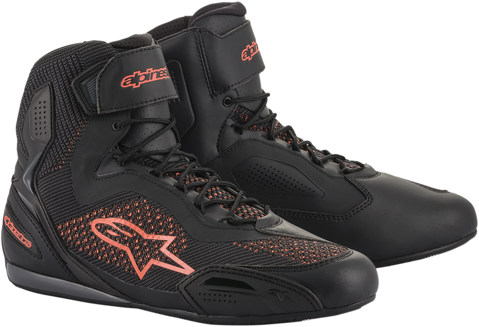 ALPINESTARS Faster-3 Rideknit® Shoes - Black/Red - US 7.5 251031910308