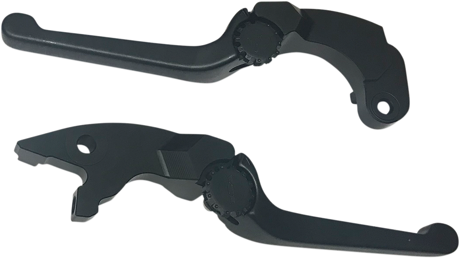 POWERSTANDS RACING Lever Set - Anthem - Black 17-00650-22