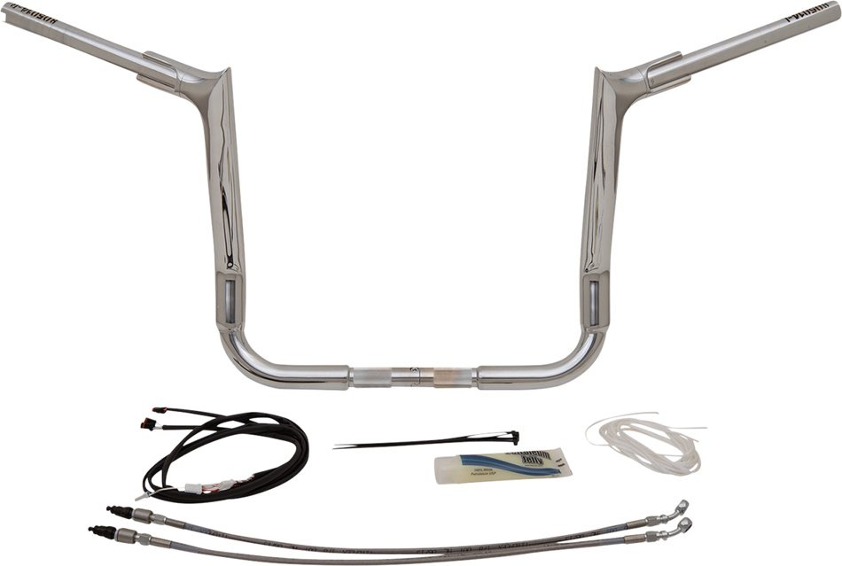 FAT BAGGERS INC. Handlebar Kit - Pointed Top - 14" - Chrome 809214