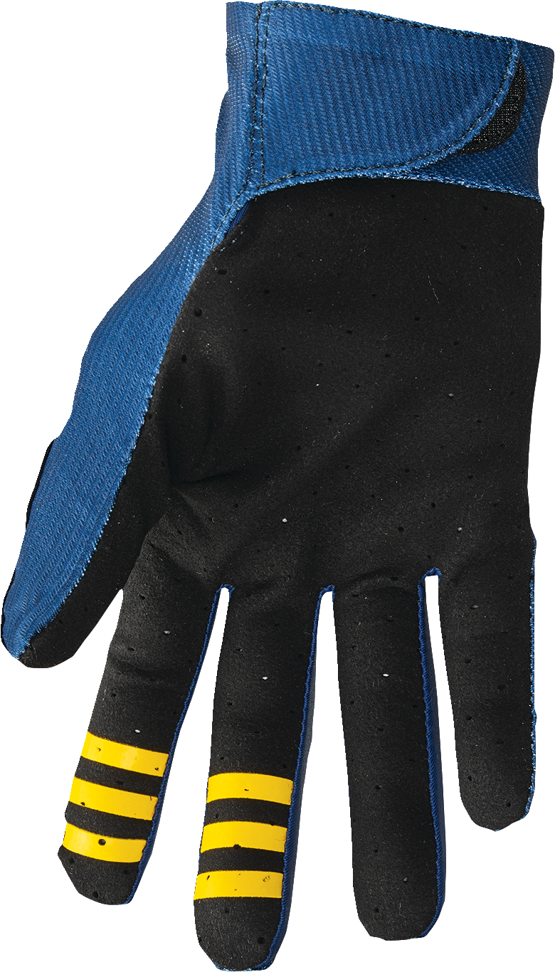 THOR Mainstay Gloves - Roosted - Navy/Lemon - XL 3330-7307