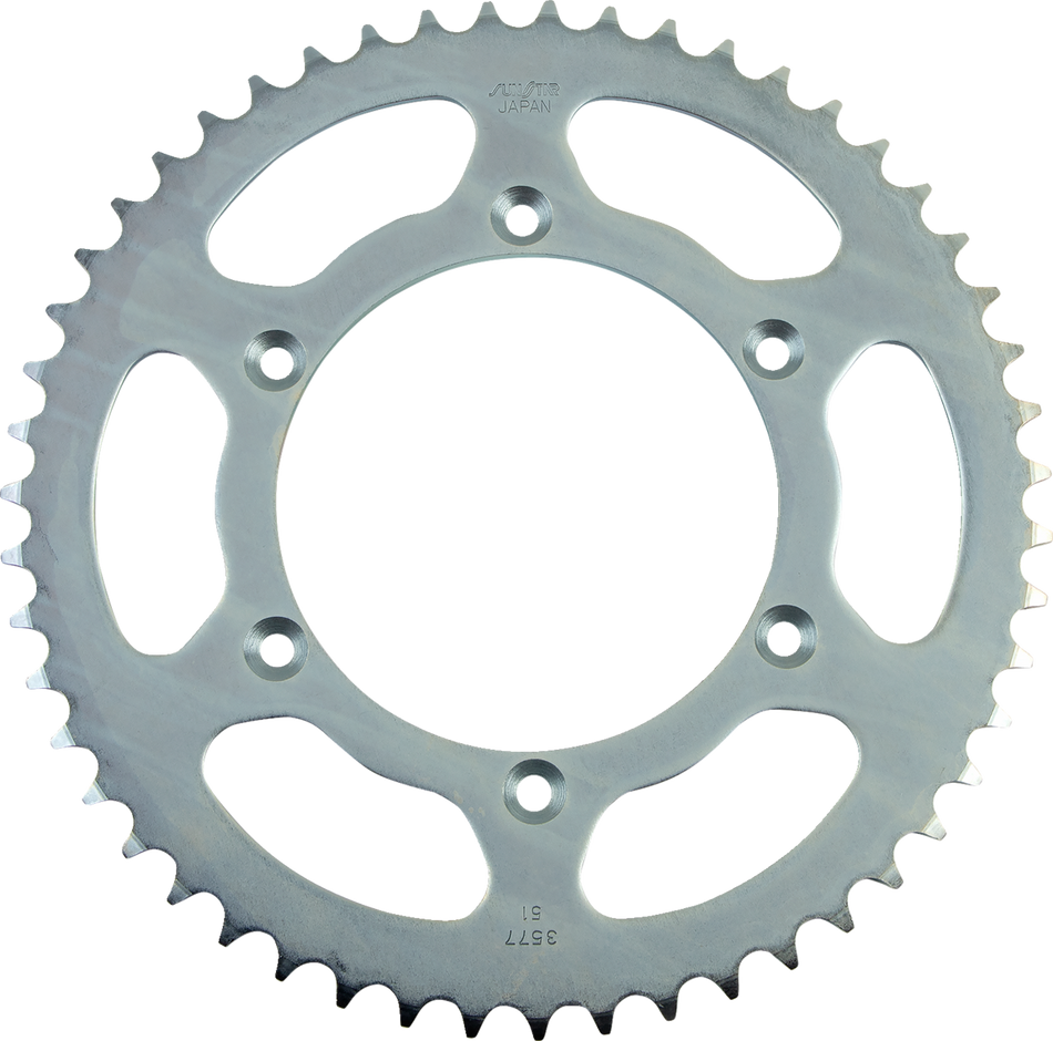 SUNSTAR SPROCKETS Rear Sprocket - 51 Tooth - Suzuki 2-357751