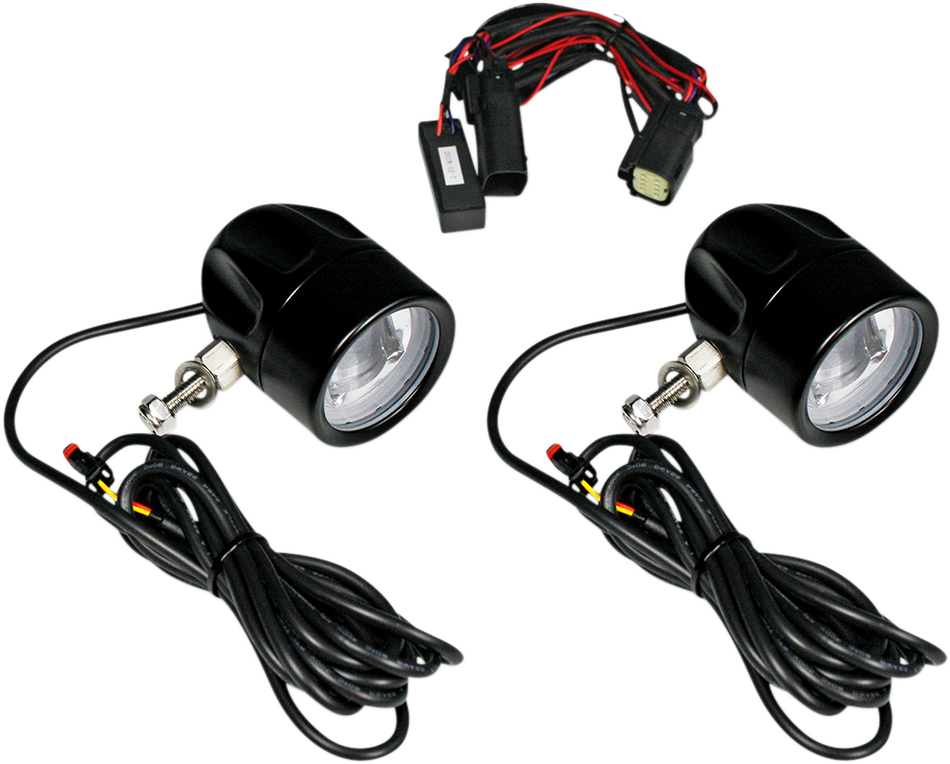 CUSTOM DYNAMICS LED Fog Light - SS6 - Black PB-FOG-SS6-B