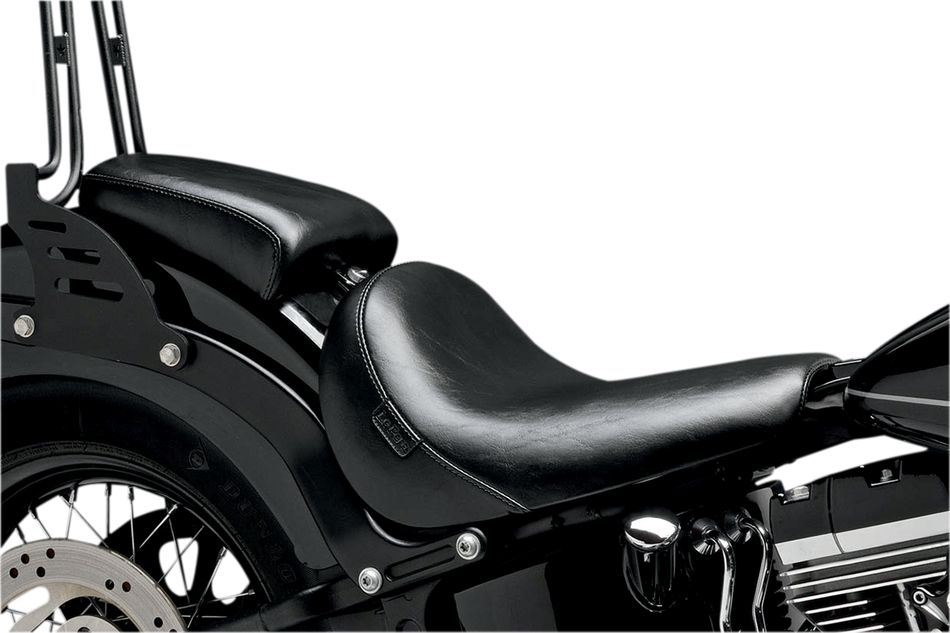 LE PERA Bare Bones Pillion Pad - Smooth - Black - FXS '11-'13 LKS-007P