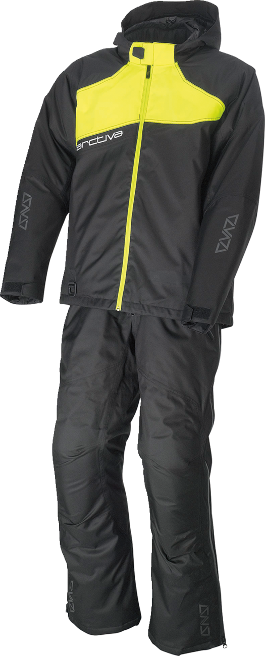 ARCTIVA Pivot 5 Hooded Jacket - Black/Hi-Vis - Small 3120-2068