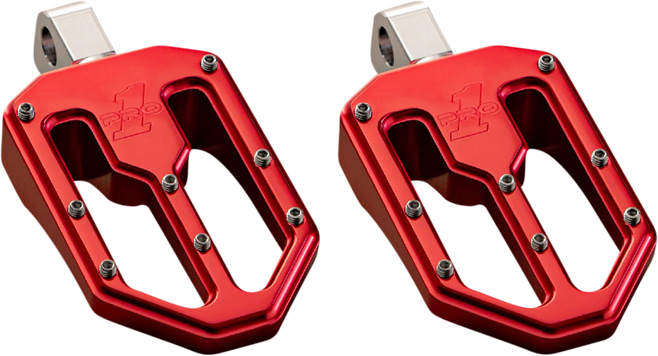 PRO-ONE PERF.MFG. Moto V1 Peg - Male - Red 500751R