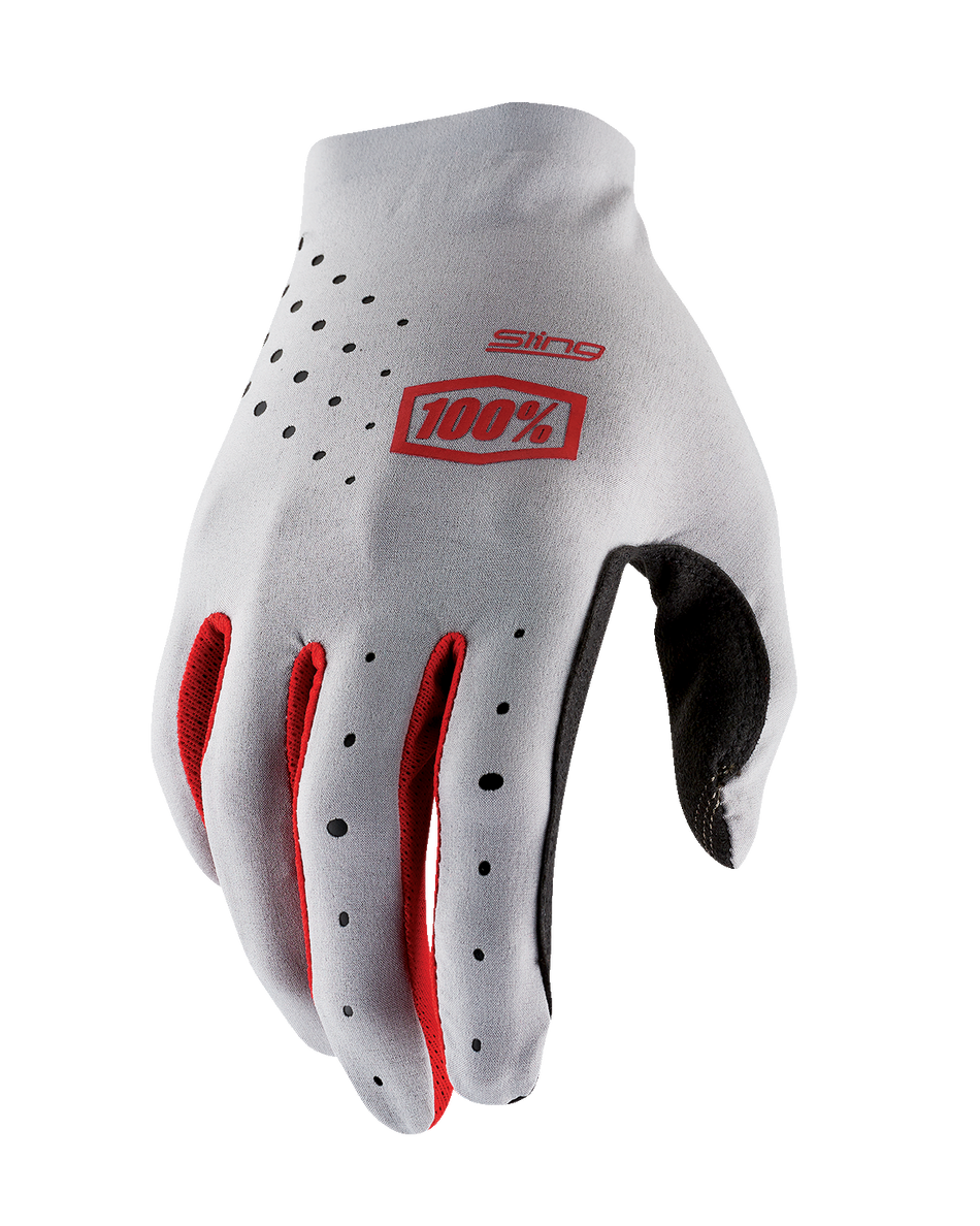 100% Sling MX Gloves - Gray - Large 10023-00017