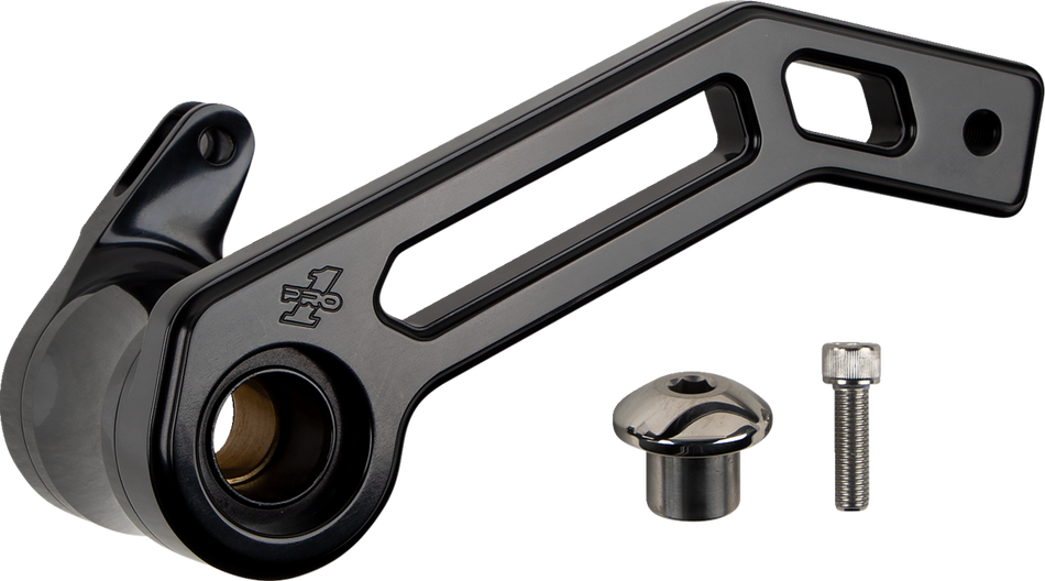 PRO-ONE PERF.MFG. Touring T-Rex Shorty Brake Arm - Black - '14-'22 FL 500773B