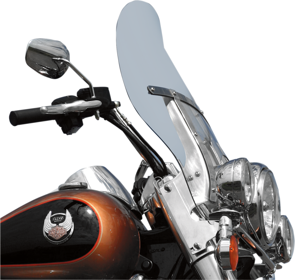 KLOCK WERKS Flare™ Windshield - 19-3/8" - Clear - FLHR KWW-02-0217