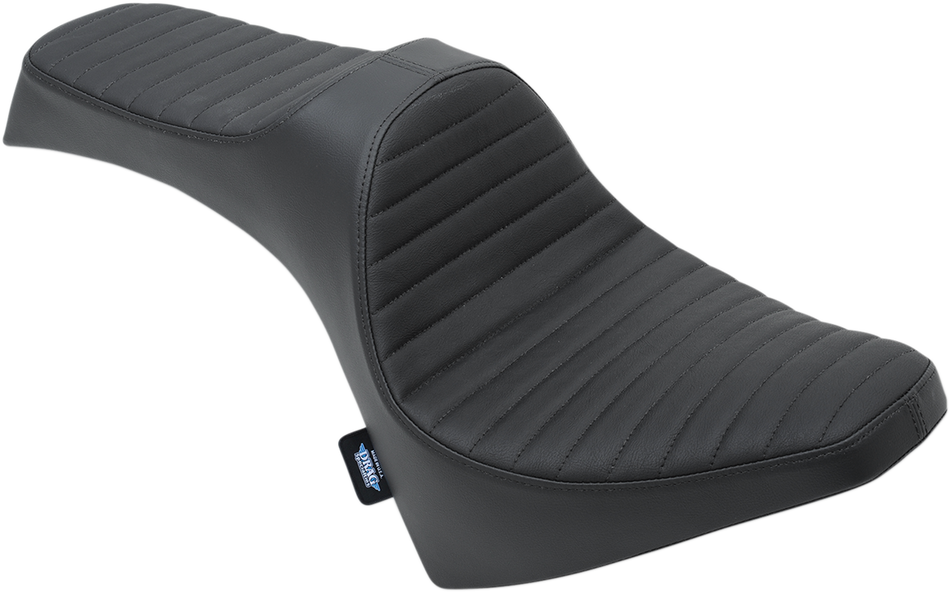 DRAG SPECIALTIES Predator III Seat - Black - Classic Stitching - '15-'22 Scout 0810-2121