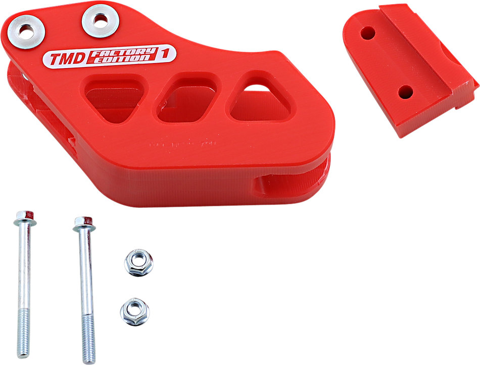 T.M. DESIGNWORKS Chain Guide - Gas Gas - Red RCG-GGM-RD