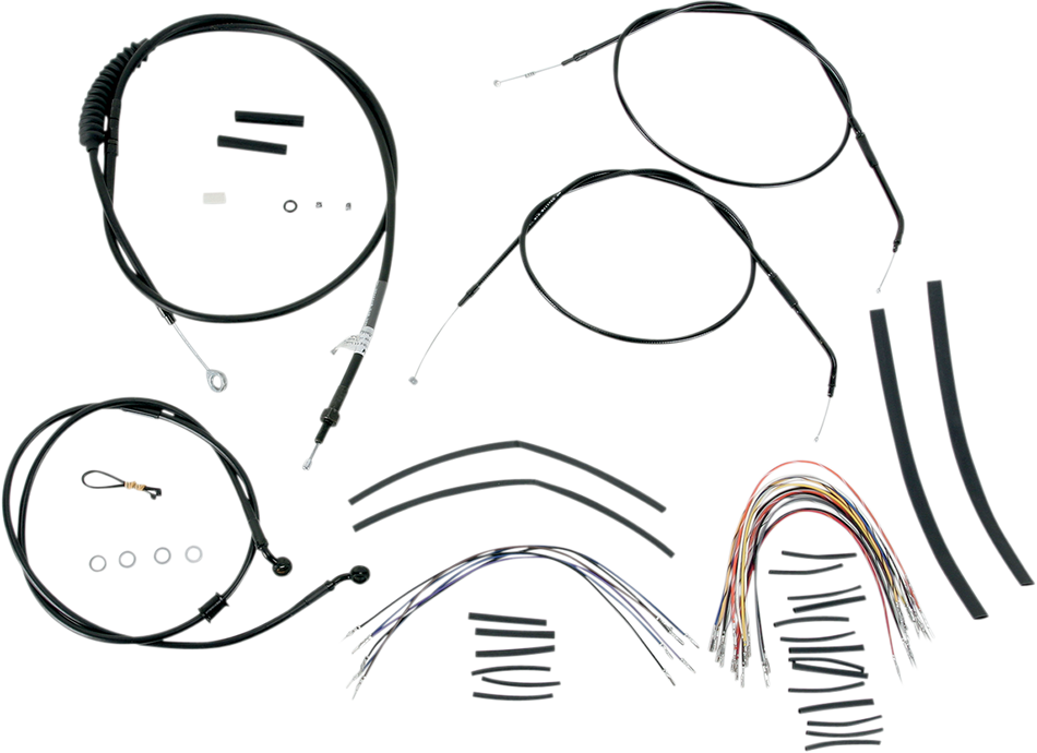 BURLY BRAND Control Kit - 14" Ape Hanger Handlebars B30-1004