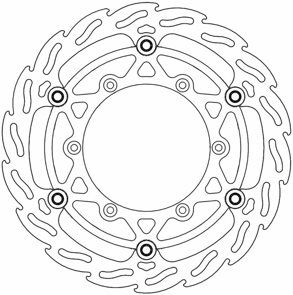 MOTO-MASTER Brake Rotor - Flame 270 112087-PU