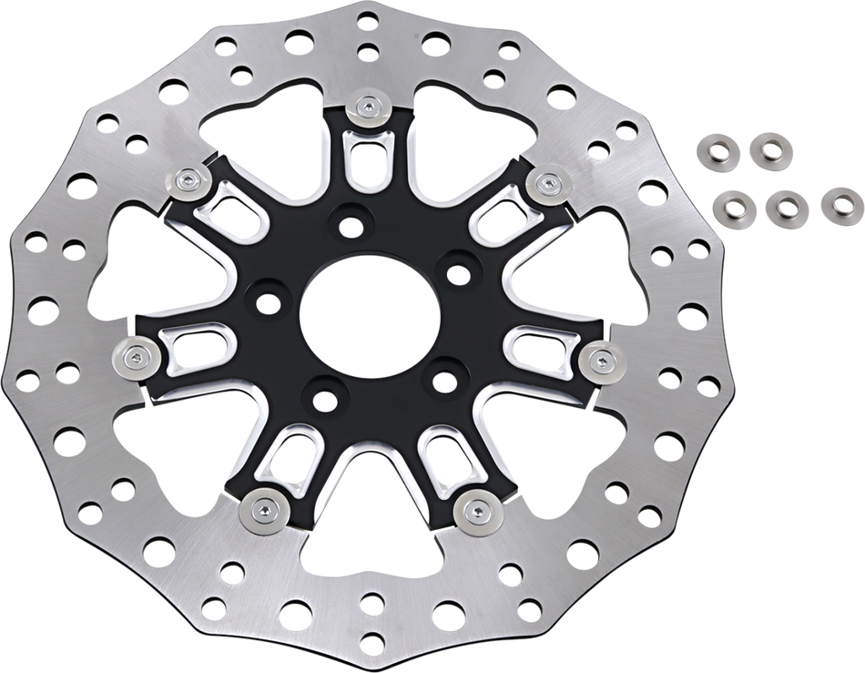 ARLEN NESS Front Rotor - 7 Valve - 11.8" - Black 33-10301-202