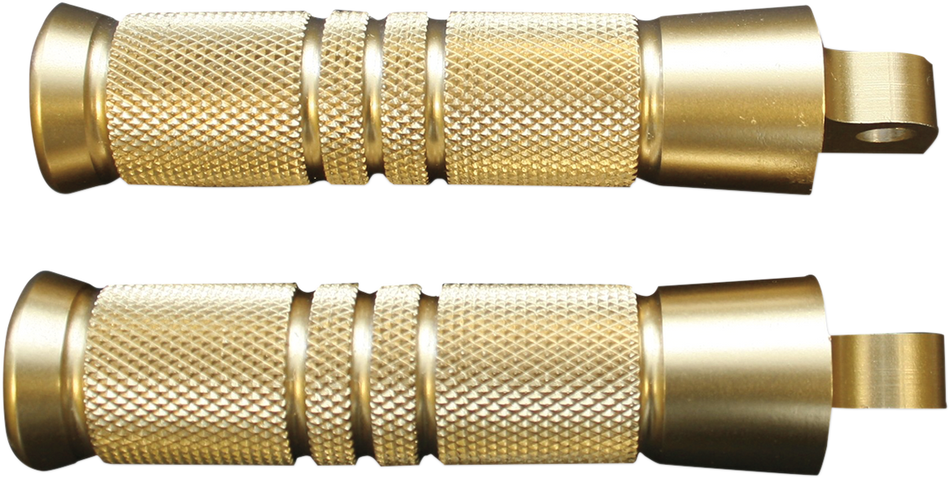 ACCUTRONIX Brass Footpegs - Grooved RP111-KG5