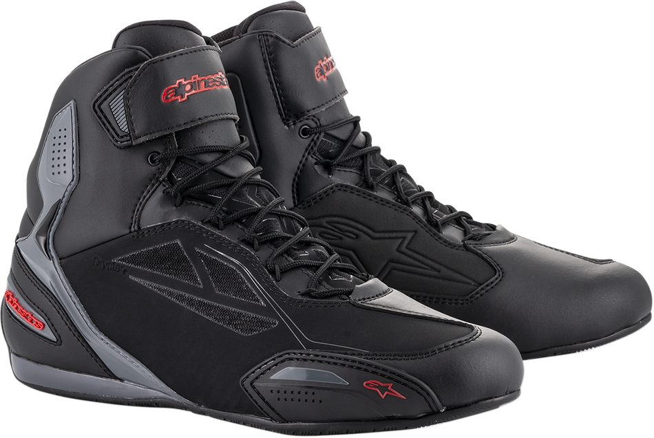 ALPINESTARS Faster-3 Drystar® Shoes - Black/Gray/Red - US 7.5 2540719131-7.5