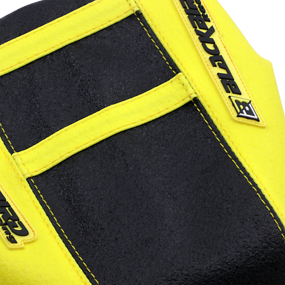 BLACKBIRD RACING Zebra Seat Cover - Gripper - Black/Yellow 1330ZUS