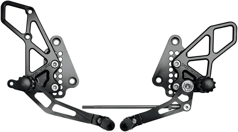 VORTEX V2 Rearset - Black GSX 1300 R Hayabusa 1999-2020  RS532K