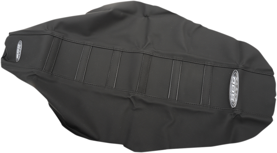 SDG 6-Ribbed Seat Cover - Black Ribs/Black Top/Black Sides 95946