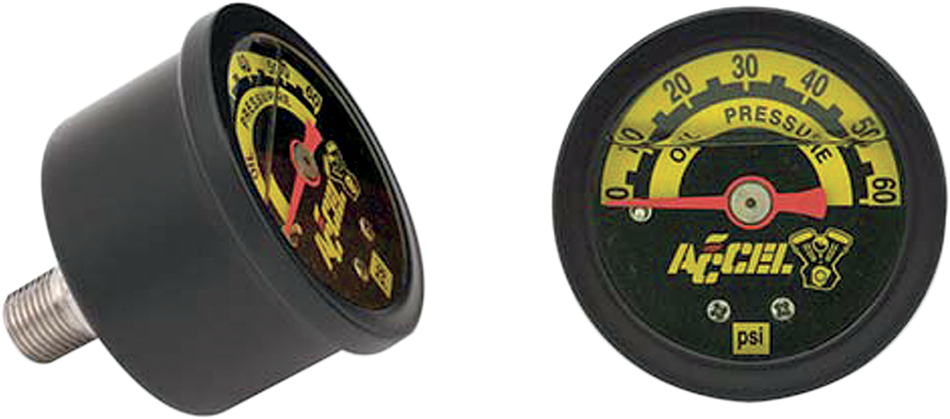 ACCEL Oil Pressure Gauge - 60 psi 7121B