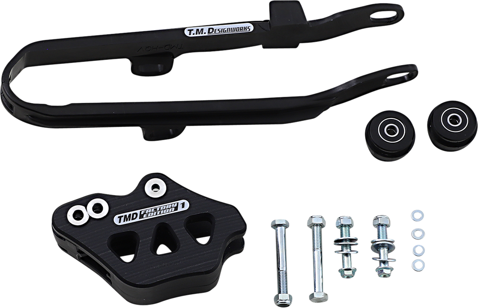 T.M. DESIGNWORKS Chain Guide/Slider - Husky - Black DCK-HQV-BK