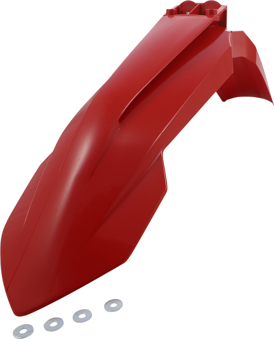 ACERBIS Front Fender - Red 2685940004