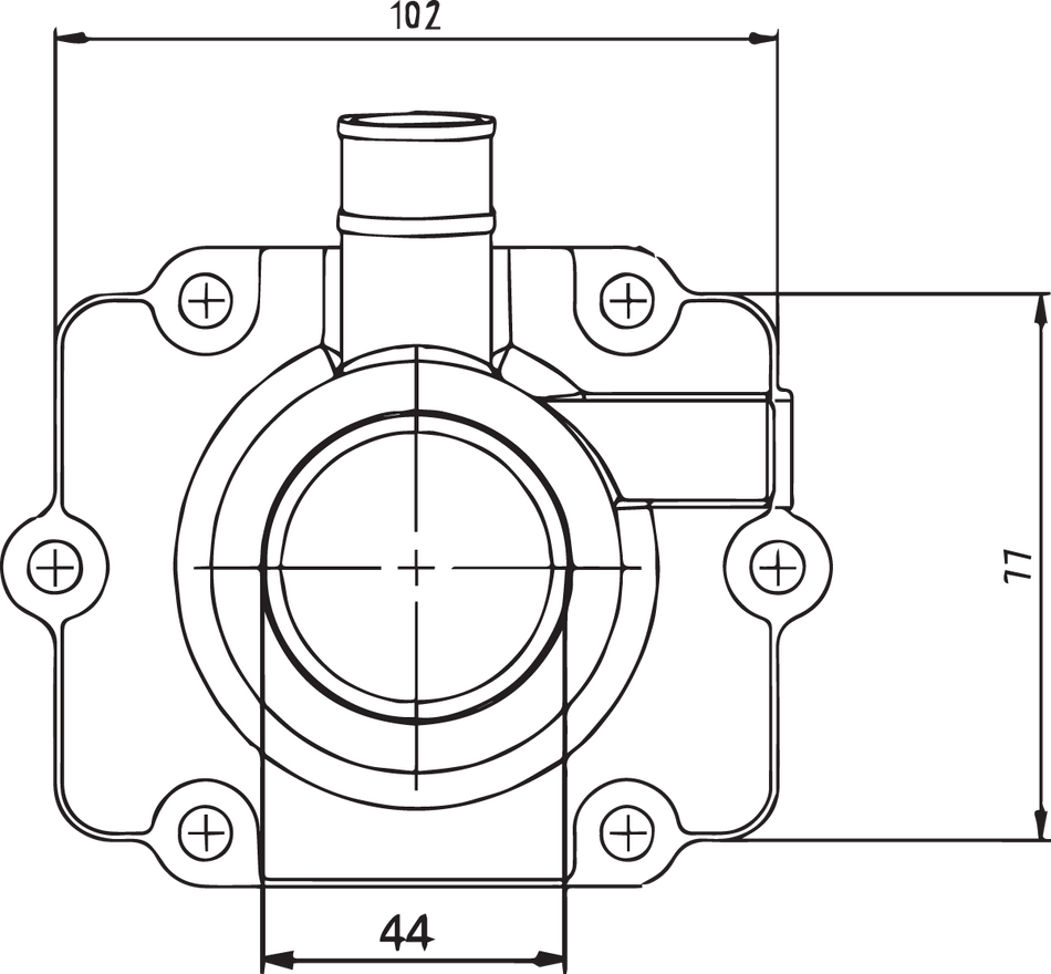 KIMPEX Carburetor Flange - Polaris 301736