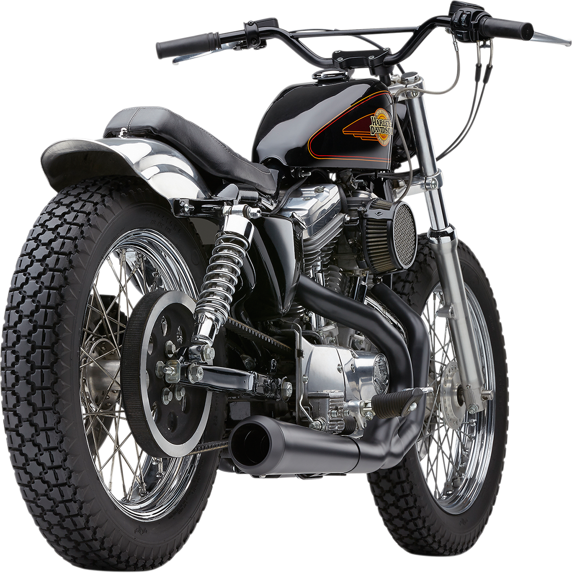 COBRA El Diablo Exhaust - Black - 4" Sportster 1200 /883 1986-2003   6471B