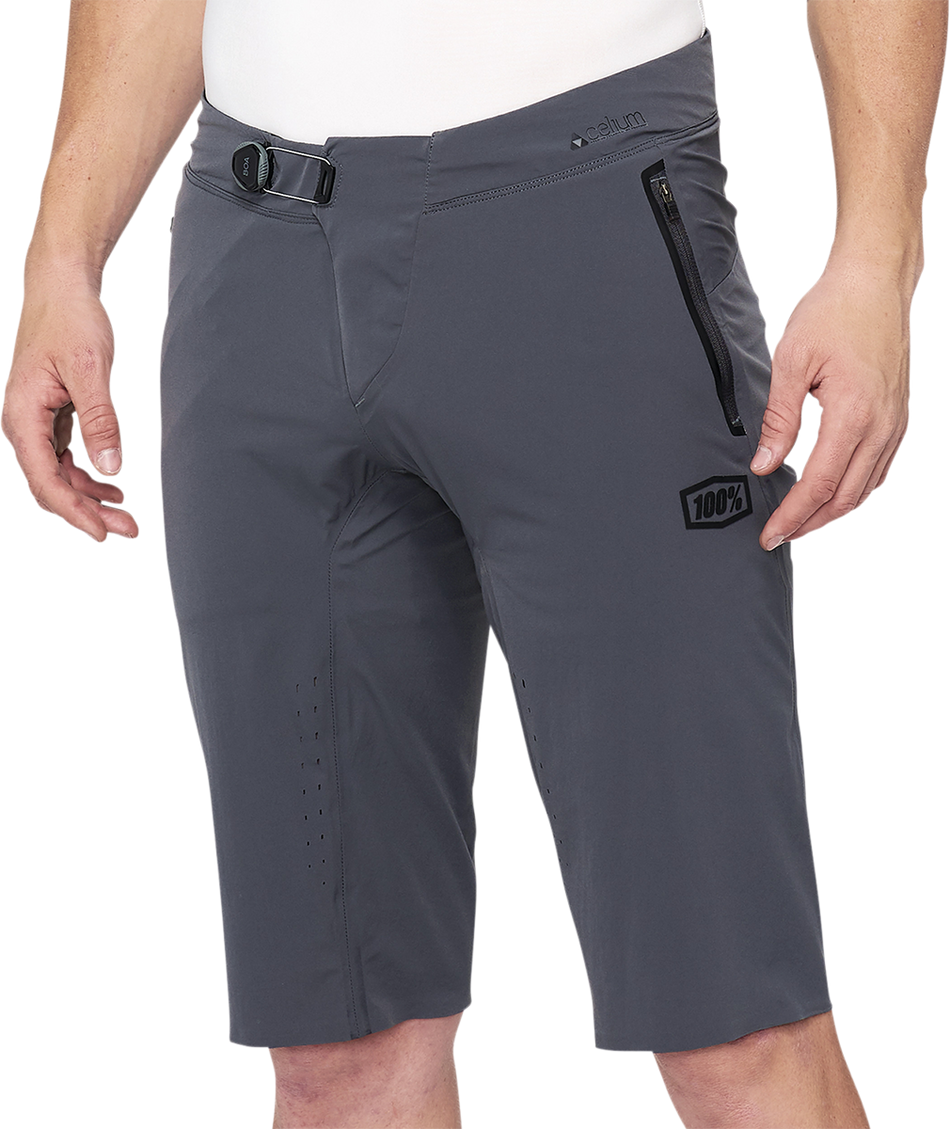 100% Celium Shorts - Charcoal - US 28 40012-00007