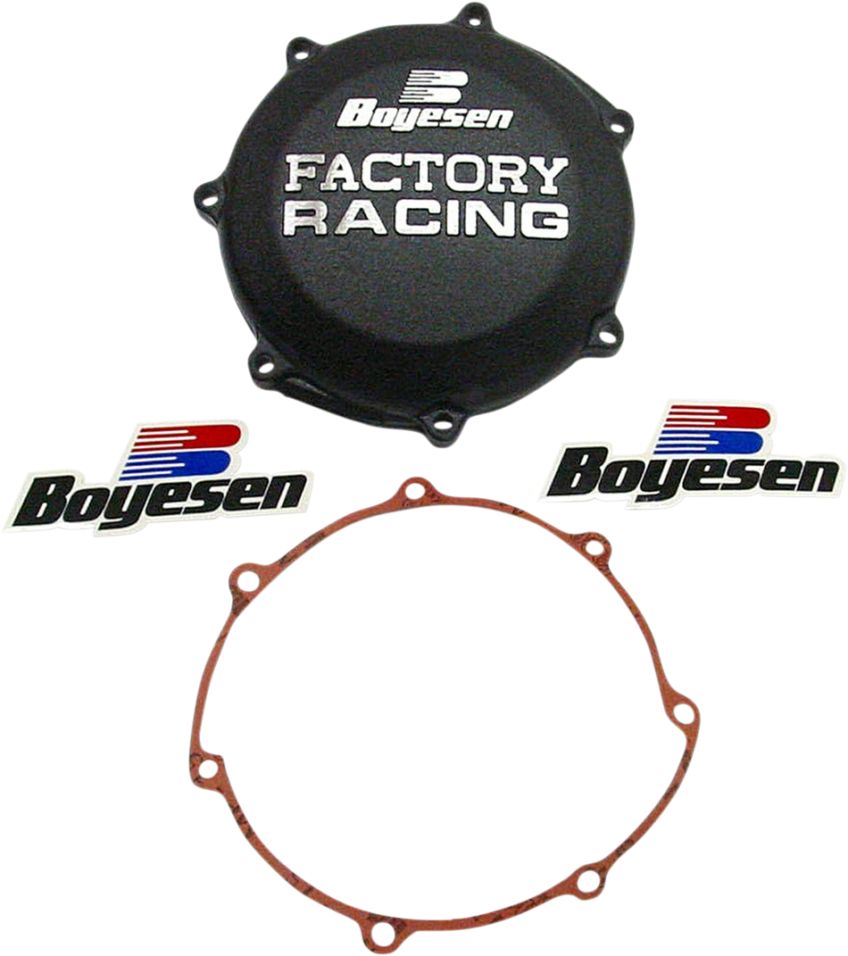 BOYESEN Clutch Cover - Black - YZ/WR250F CC-37B