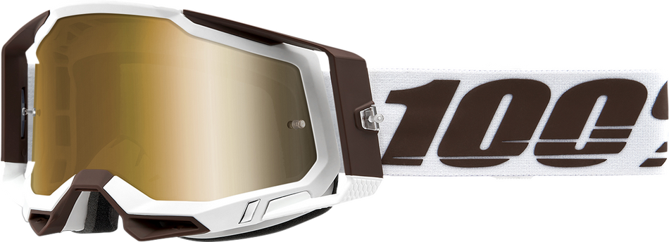 100% Racecraft 2 Schutzbrille - Snowbird - True Gold 50010-00007