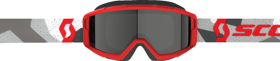 SCOTT Primal Sand Dust Schutzbrille - Camo Weiß/Rot - Dunkelgrau 278600-7434053 