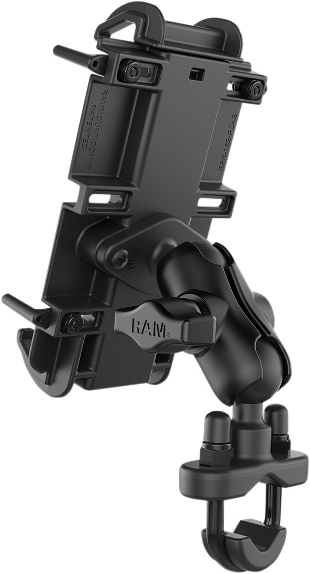 RAM MOUNTS Phone Mount - XL - Quick Grip - U-Bolt Base RAM-B-149ZA-PD4