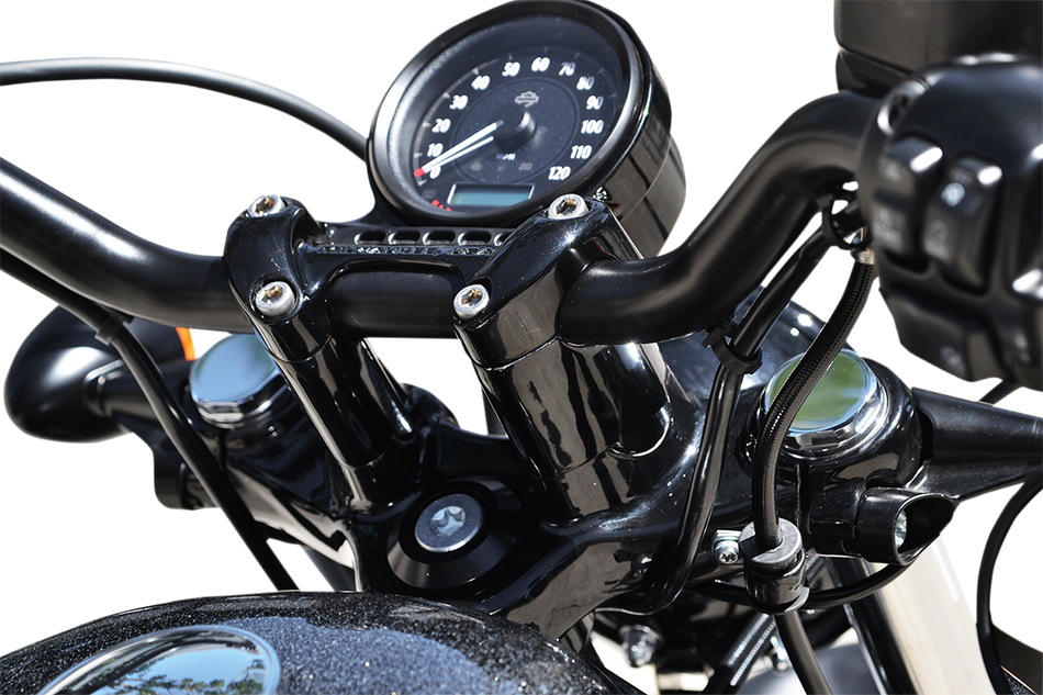 LA CHOPPERS Extension Risers - 2" - Forty Eight - Black LA-7433-02B