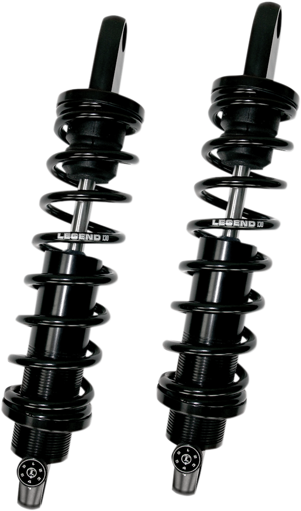 LEGEND SUSPENSION REVO-A Adjustable FXR Coil Suspension - Gloss Black - Heavy-Duty - 13" 1310-1110