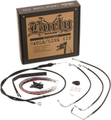 BURLY BRAND Control Kit - 13" Ape Hanger Handlebars B30-1236