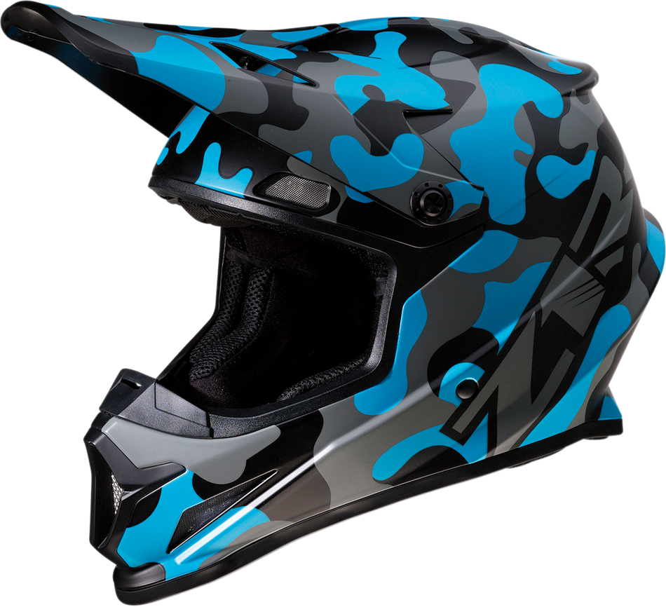 Z1R Rise Helmet - Camo - Blue - Medium 0110-6087