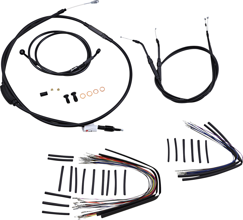 BURLY BRAND Control Kit - 12" Ape Hanger Handlebars B30-1039