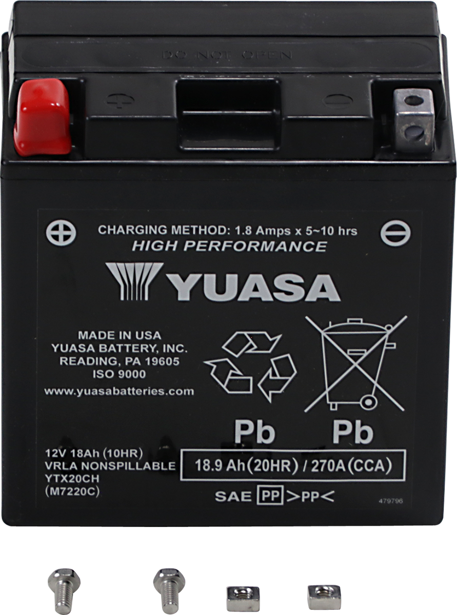 YUASA-Batterie – FA – YTX20CH YUAM7220C 