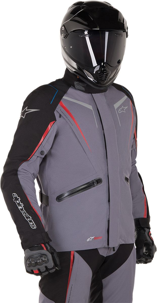 ALPINESTARS Yokohama Drystar® Jacke – Grau/Schwarz/Rot – Größe L 3206017-1018-L