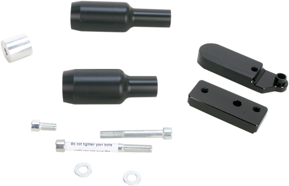 POWERSTANDS RACING Frame Sliders - Black - Kawasaki - Ninja EX650R 04-00922-02