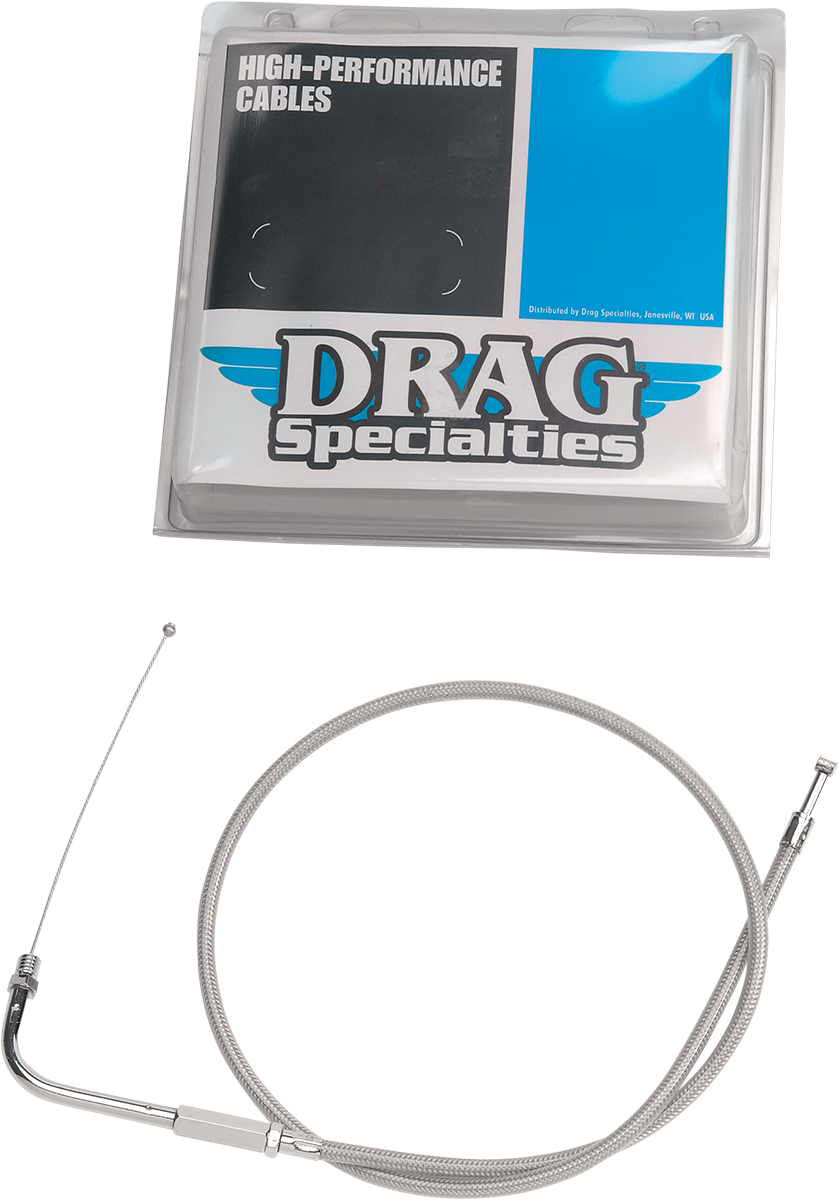 DRAG SPECIALTIES Cable del acelerador - 32-1/2" - Trenzado 5330900B 