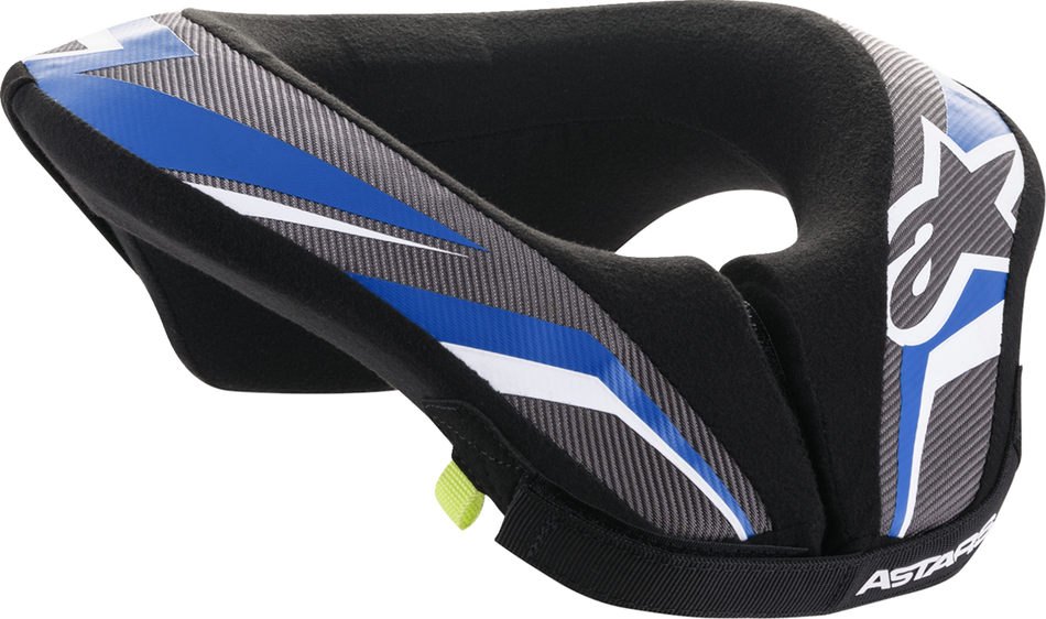 ALPINESTARS Youth Sequence Neck Roll - Black/Anthracite/Blue - S/M 6741018-177-SM