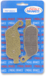 Pastillas de freno LYNDALL RACING BRAKES LLC Gold-Plus - Harley-Davidson 7257-GPLUS 