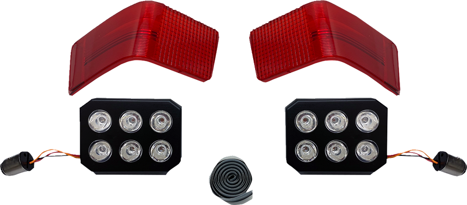 CUSTOM DYNAMICS LED Light - Tour-Pak - Red CD-TP-13-R