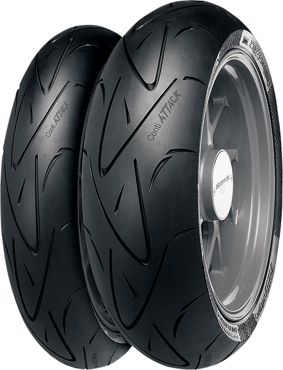 CONTINENTAL Tire - ContiSportAttack - Rear - 190/50ZR17 - (73W) 02444000000