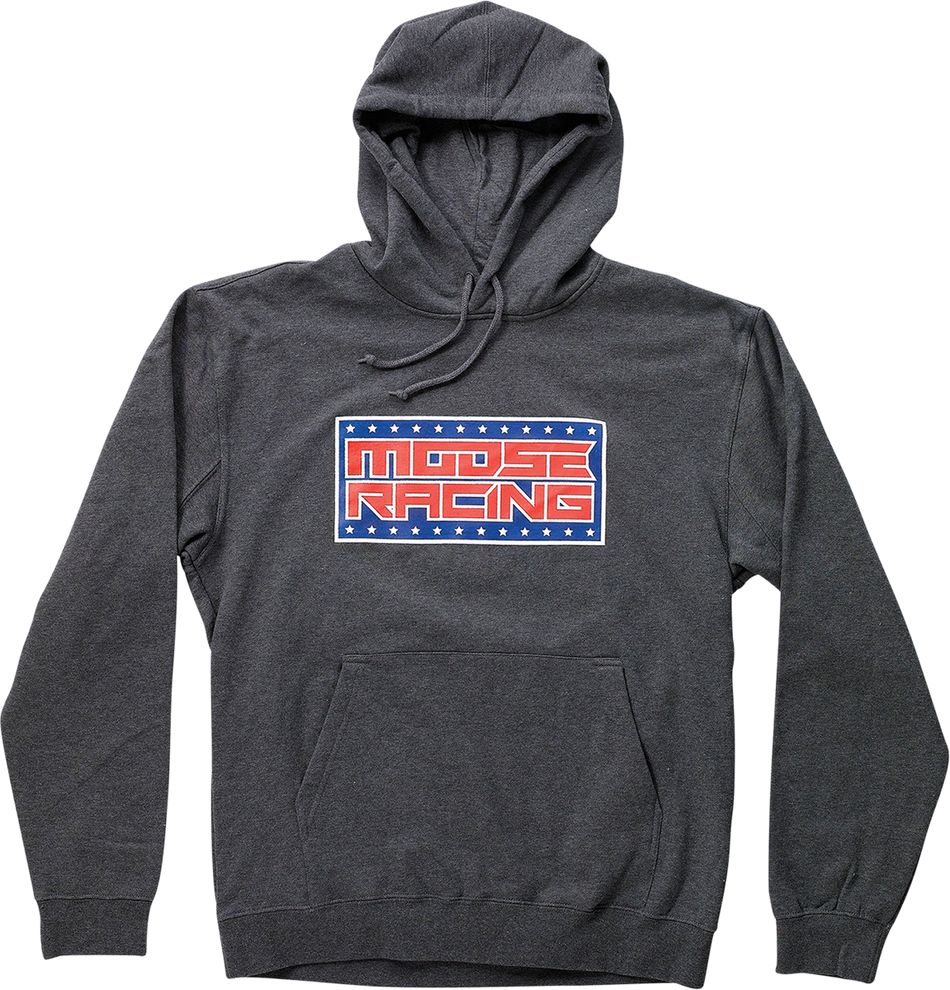 MOOSE RACING Spangled Hoodie - Gray - Large 3050-5876