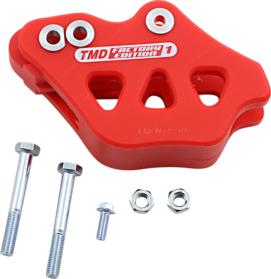 T.M. DESIGNWORKS Chain Guide - Husky - Red RCG-HUQ-RD