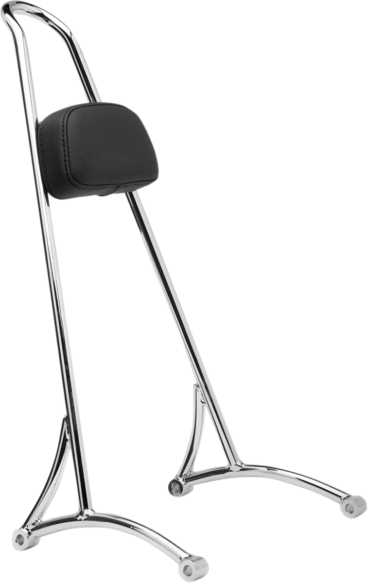 BURLY BRAND Tall Sissy Bar - Chrome B13-1501C