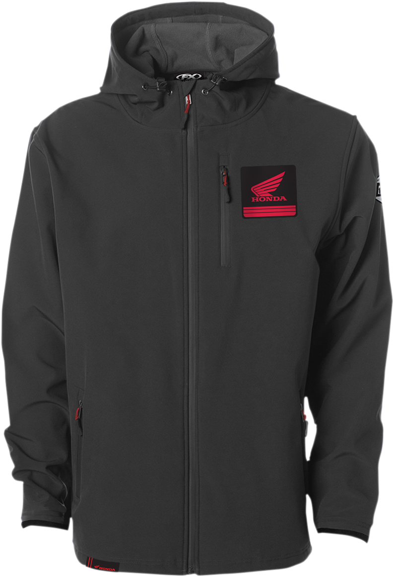 FACTORY EFFEX Honda Track Jacket - Charcoal - 2XL 22-85318